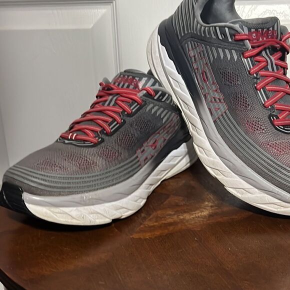 ?? HOKA ONE ONE BONDI 6 Running Shoes - Men Sz 10 - Good‎ Condition ?? main image 11